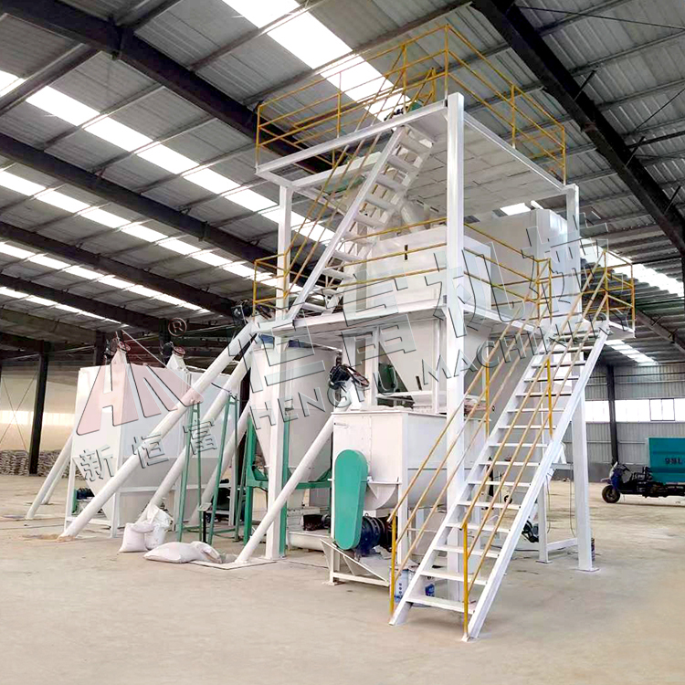 河南周口粉狀（zhuàng）飼料加工（gōng）機組