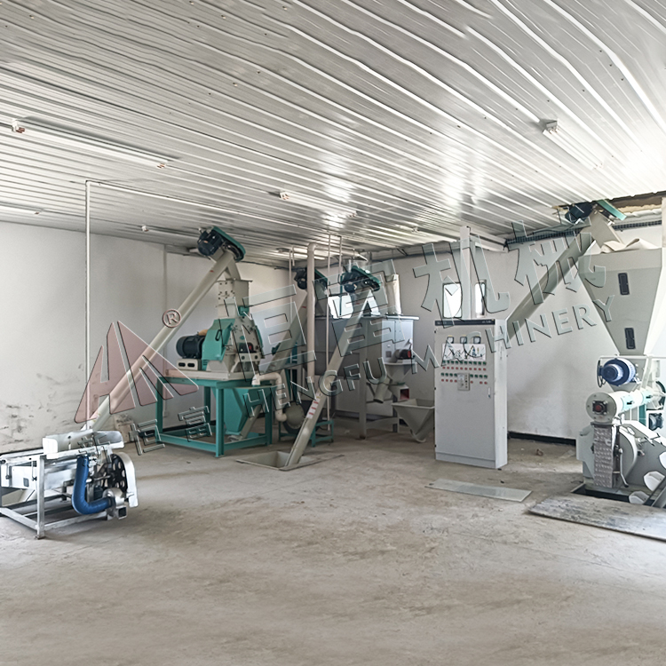 陝西鹹陽250環模顆粒飼（sì）料機組