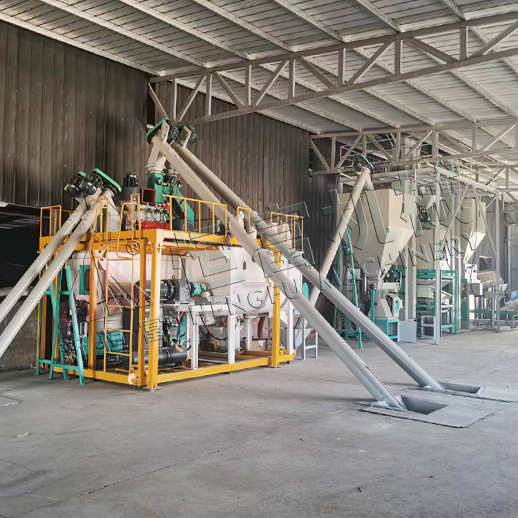 陝西西安250全（quán）自動顆粒飼料機組