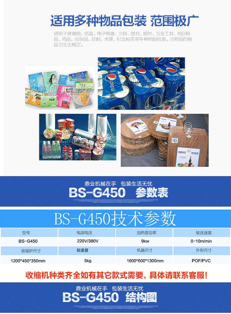 熱收縮包裝機技(jì)術參數表 熱收縮包裝機技術(shù)參數表