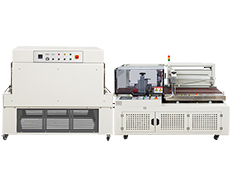 DQL6025S兩段式(shì)全自動邊(biān)封封切(qiē)機+DSC6030A熱收縮包裝機