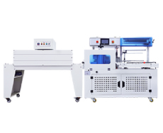 DQL4515D全自動(dòng)邊封封切機+DSB4522高台鏈式熱(rè)收縮機(jī)