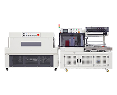 DQL4518S全自動邊封封切機+DSC4525L熱收縮包(bāo)裝機